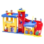 Трехуровневый гараж с 2 машинками и вертолетом Викинг Тойс, Viking Toys 5500